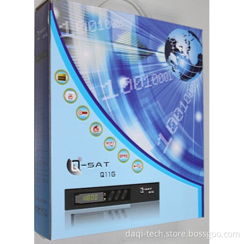 [2013 Hot Sale] DVB-S Satellite Set Top Box MPEG4 Sunplus 1512 GPRS Full HD Q13G